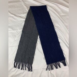 Polo by Ralph Lauren Charcoal and Midnight Blue Scarf Pre-owned